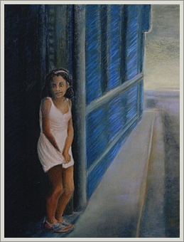 Young Woman in Doorway