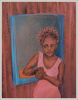 Young Woman in Window